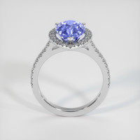 2.78 Ct. Color Change Sapphire Ring, 18K White Gold 3