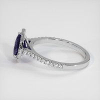 1.81 Ct. Sapphire Ring, 18K White Gold 4