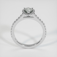 0.80 Ct. Sapphire Ring, 18K White Gold 3