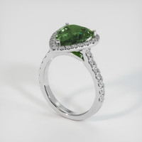 3.05 Ct. Sapphire Ring, 18K White Gold 2