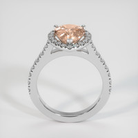 1.94 Ct. Padparadscha Sapphire Ring, 18K White Gold 3