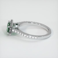 1.20 Ct. Sapphire Ring, 18K White Gold 4