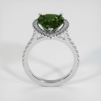 3.59 Ct. Sapphire Ring, 18K White Gold 3