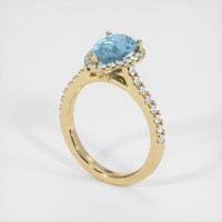 1.49 Ct. Gemstone Ring, 14K Yellow Gold 2