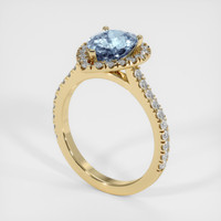 1.51 Ct. Gemstone Ring, 14K Yellow Gold 2