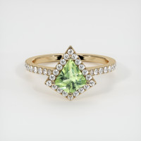 0.86 Ct. Sapphire Ring, 14K Yellow Gold 1