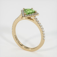0.86 Ct. Sapphire Ring, 14K Yellow Gold 2