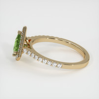 0.86 Ct. Sapphire Ring, 14K Yellow Gold 4