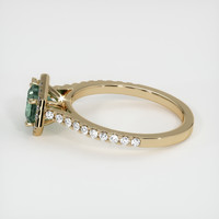 1.20 Ct. Sapphire Ring, 14K Yellow Gold 4
