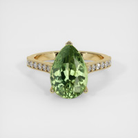 5.26 Ct. Sapphire Ring, 14K Yellow Gold 1