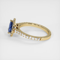 1.25 Ct. Sapphire Ring, 18K Yellow Gold 4