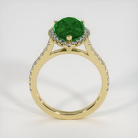 2.97 Ct. Emerald Ring, 18K Yellow Gold 3