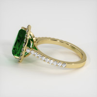 2.97 Ct. Emerald Ring, 18K Yellow Gold 4