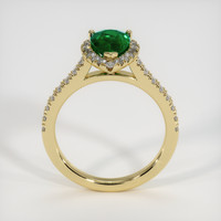 1.12 Ct. Emerald Ring, 18K Yellow Gold 3