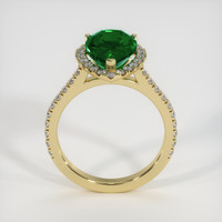 2.85 Ct. Emerald Ring, 18K Yellow Gold 3