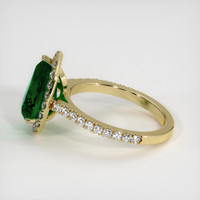 2.85 Ct. Emerald Ring, 18K Yellow Gold 4