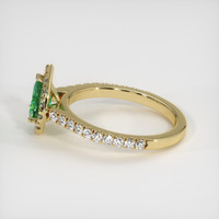 1.94 Ct. Emerald Ring, 18K Yellow Gold 4