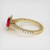 1.57 Ct. Ruby Ring, 18K Yellow Gold 4