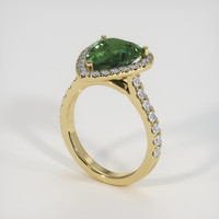 3.05 Ct. Sapphire Ring, 18K Yellow Gold 2