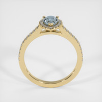 0.84 Ct. Sapphire Ring, 18K Yellow Gold 3