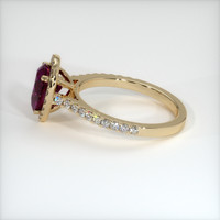 1.31 Ct. Sapphire Ring, 18K Yellow Gold 4