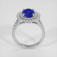 3.07 Ct. Blue Sapphire Ring, Platinum 950 3