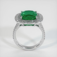 4.39 Ct. Emerald Ring, Platinum 950 3