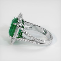 4.39 Ct. Emerald Ring, Platinum 950 4