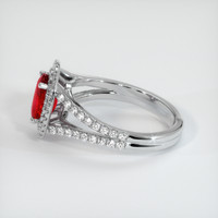 1.48 Ct. Ruby Ring, Platinum 950 4