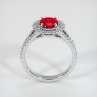 1.41 Ct. Ruby Ring, 10K White Gold 3