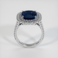 6.15 Ct. Blue Sapphire Ring, 10K White Gold 3