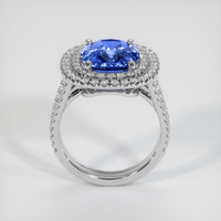 4.59 Ct. Blue Sapphire Ring, 10K White Gold 3