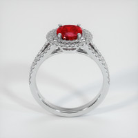 1.48 Ct. Ruby Ring, 14K White Gold 3