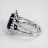 5.33 Ct. Sapphire Ring, 14K White Gold 4