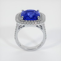 12.04 Ct. Sapphire Ring, 18K White Gold 3