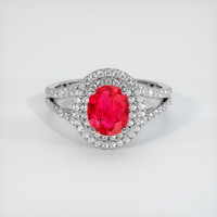 Ruby Ring 1.65 Ct., 18K White Gold Preview
