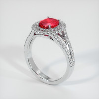 Ruby Ring 1.65 Ct., 18K White Gold Preview