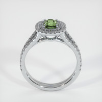 1.06 Ct. Sapphire Ring, 18K White Gold 3