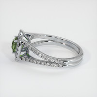 1.06 Ct. Sapphire Ring, 18K White Gold 4
