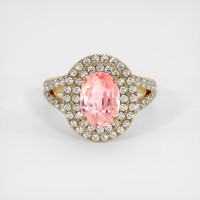 2.77 Ct. Sapphire Ring, 14K Yellow Gold 1