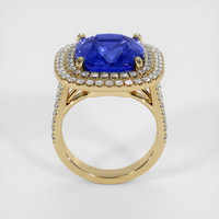 12.04 Ct. Sapphire Ring, 18K Yellow Gold 3