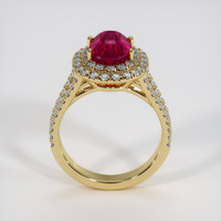 3.24 Ct. Ruby Ring, 18K Yellow Gold 3