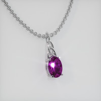 3.83 Ct. Gemstone Pendant, Platinum 950 2