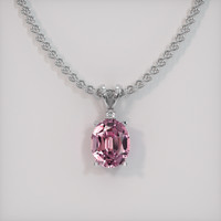 3.24 Ct. Gemstone Pendant, Platinum 950 1