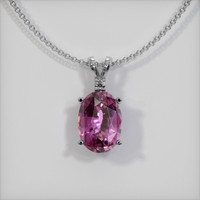1.78 Ct. Sapphire Pendant, Platinum 950 1