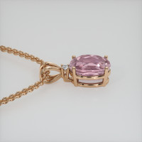 2.52 Ct. Gemstone Pendant, 14K Rose Gold 3