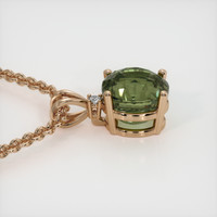 4.03 Ct. Gemstone Pendant, 14K Rose Gold 3