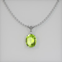 1.68 Ct. Gemstone Pendant, 14K White Gold 1