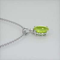 1.68 Ct. Gemstone Pendant, 14K White Gold 3