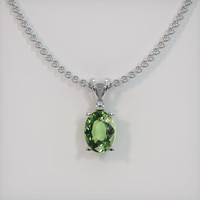 1.20 Ct. Gemstone Pendant, 14K White Gold 1